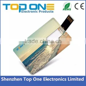 Custom Logo 4gb Credit Card Usb Flash Drive , Promotional Business Plastic Card USB Flash Stick thumbnail-2