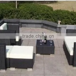 PE Rattan Outdoor Furniture Aluminum Frame Sofa Set thumbnail-2