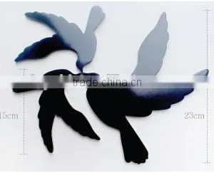New DIY MDF 3D Bird Wall Sticker Home Decal for Kids Room Wall Wood Murals Sticker Wall Art Decor thumbnail-6