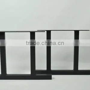 16 Inch Outdoor Garden Table Leg Metal Iron Double T Shape Bench Leg thumbnail-2