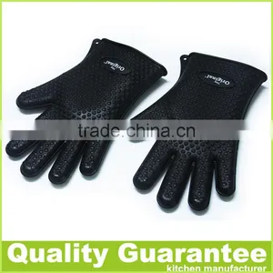 BPA Free Heat Resistant Silicone Oven Mitt Silicone Oven Gloves Silicone Cooking Glove Bbq Grill Glove thumbnail-1