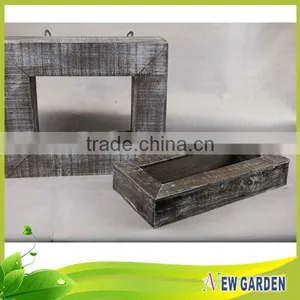Strudy and Durable Eco-friendly Retangle Wooden Wall-mounted Flower Pot thumbnail-5