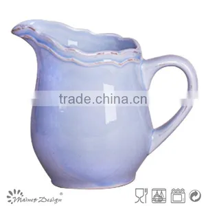 Stoneware Houseware White Ceramic Water Pitchers thumbnail-2