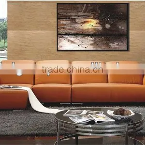 Bisini Hotel Lobby Modern Leather Sofa Set (BG90468) thumbnail-1