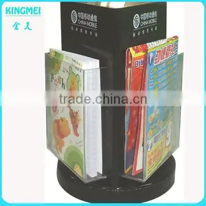 2015 Hot Sale Rotating 3 Side Acrylic Brochure Holders and Displayers thumbnail-2