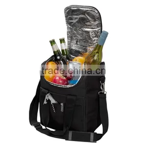 High Quality Durable Deluxe Lunch Cooler Bag With PU Base thumbnail-2