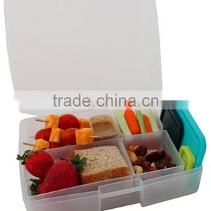 High Quality Multicolor Leak-proof Bento Lunch Box With 5 Removable Containers thumbnail-5