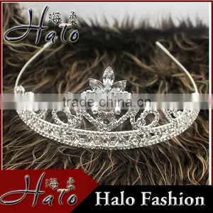 H172-061Wedding Hair Jewelry Bridal Hair Flower Headbands With Stones Halo thumbnail-1