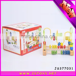 Funny Kids Wooden Toys Educational Beads Around for Children thumbnail-3