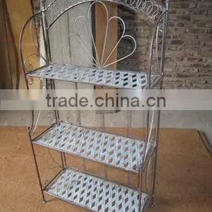 Iron Metal Stainless Flower Shelf & Shoes Shelf JY12001-12003 thumbnail-3