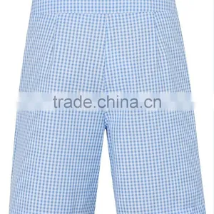 Girls School Gingham Culottes School Shorts thumbnail-2