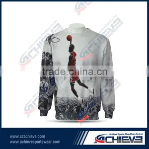 Custom Sublimation Cut and Sew Sweater,handmade Cut and Sew Red Color Side Sweater thumbnail-6