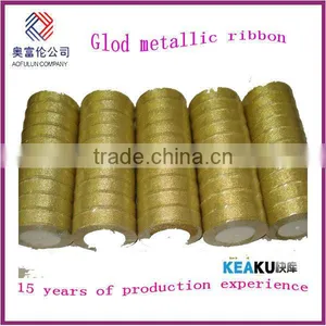 Wholesale High Quality Decoration Metallic Ribbon for Gift thumbnail-4