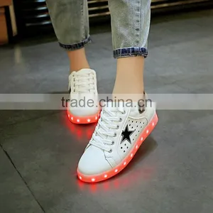 HFJH307 LOW MOQ OEM Customize Led Shoes Factory Price thumbnail-2