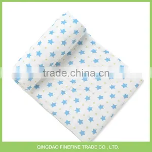 Cheap Soft Bamboo Organic Cotton Fabric Baby Blanket thumbnail-3