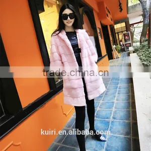 Autumn and Winter Fur Coat Jacket and Long Cardigan Large Size Women's Faux Fur Coat Women's Winter Coat Leather Grass Female thumbnail-5