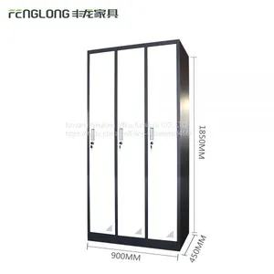 2017 New Design High Quality 3 Door Storage for Changing Room thumbnail-2