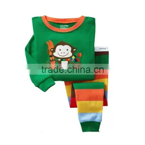 S32658W New Fashion Pajamas Sets Baby Printed Pijamas Children Clothing Set Kids Cartoon Sleepwears thumbnail-3