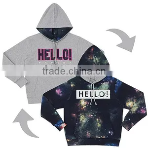 Cheapest Blank Reversible Hoody,Reversible Riding Hoodie for Mens thumbnail-1