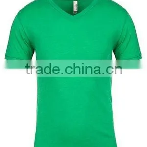 Next Level Apparel Men's Tri-Blend V Tee - Made From 50% Polyester, 25% Cotton and 25% Rayon Jersey. Comes With Your Logo. thumbnail-3