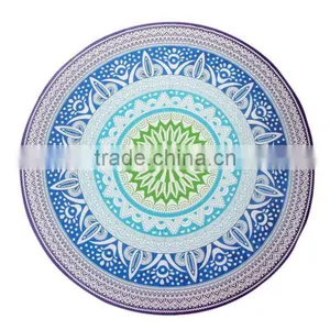 Boho Summer Camping Swimwear Shower Yoga Sport Travel Printed Round Beach Towels Wholesale 147*147 thumbnail-1