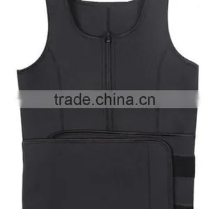 Walson Adjustable Slimming Neoprene Sauna Tank Top Vest Trainer Waist Belt Shaper Plus thumbnail-3