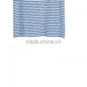 2017Women Short Sleeve T-Shirts Different Size for Choice Patchwork Striped thumbnail-4