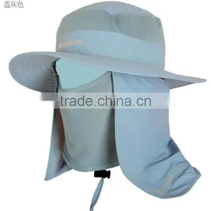360 Degree Sunscreen Sun Hat Male Anti-UV Outdoor Hat Big Along the Quick Fisherman Hat Male Sun Hat Fishing Hat thumbnail-3
