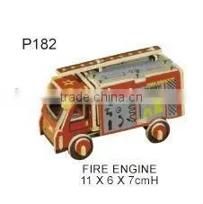 P182 COLORED WOODEN PUZZLE thumbnail-1
