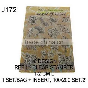 J172 16 DESIGN REFILL CLEARS STAMPER thumbnail-1
