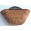 Natural Embroidered Wheat Straw Bag thumbnail-1