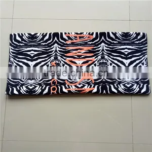 Zebra-stripe Pattern Custom Reactive Print Beach Towel With Your Logo thumbnail-1