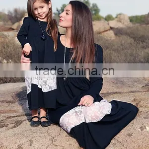 Mommy and me Maxi Dresses Women Dresses Lace Maxi Dress thumbnail-2
