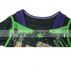 Design Hot Sell Custom Cheerleader Uniform Tennies Uniforms For Girls thumbnail-6