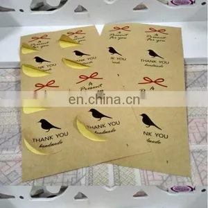Bird And Bow Gift Box/Bag Label Baking Bag Sealing Sticker Baby Shower Gift Decoration Craft Packing DIY Material thumbnail-4