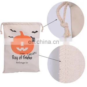Factory Whloesale Canvas Party Halloween Bags thumbnail-3