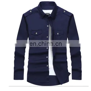 Wholesale Top Quality Fashionable Men Dress Shirt for White Collar thumbnail-4