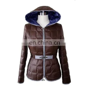 Leather Button With Zip Cotton Padded Jacket thumbnail-1