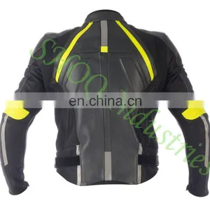 Leather Motorcycle Jacket,Fashion Motobike Jacket , Ladies Sports Jacket , Racer Wears thumbnail-2
