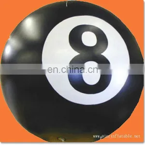 PVC Advertising Black Balloon With Number thumbnail-1