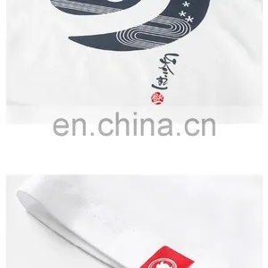 Fashionable Bulk Tshirts Loose Fit Latest Two Color t Shirt Designs 2016 for Men Printing T-shirts thumbnail-5