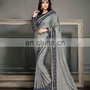 Party Wear Half&Half Saree. thumbnail-5