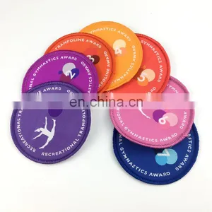 Custom Brand Logo Fabric Woven Patch/Badges For Islamic School Uniforms thumbnail-3