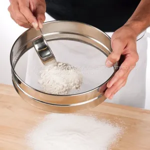 Round Stainless Steel Flour Sieves for Kitchen thumbnail-3
