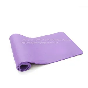 Extra Thick 1/2-Inch Exclusive Premium Printed NBR Yoga Mat With Carrying Strap thumbnail-3