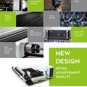 LF-3015ST Metal Laser Cutting Machine for Iron Copper Metal Sheet Tube Fiber Laser Cutter thumbnail-4
