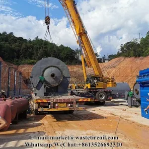 Hot Sale Batch Type Waste Tyre Pyrolysis Equipment Recycling Tire to Oil in USA thumbnail-4