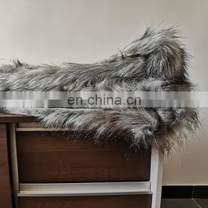 Wholesale High Quality Fuzzy Cozy Luxury Super Soft Plush Fluffy Warm Shaggy Double Fleece Faux Fur Throw Blanket for Sofa thumbnail-4
