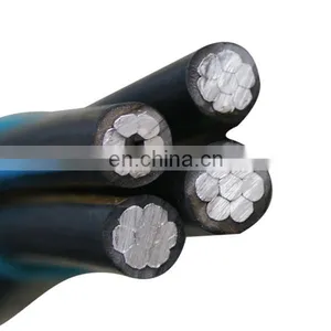 0.6/1kv Aerial Aluminum Cable 4x25 4x35 ABC Cable thumbnail-1
