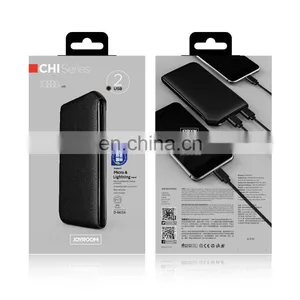 Wholesale Luggage Series 10000mah Joyroom Power Bank Polymer Slim Mobile Rohs Qc2.0 Power Bank Cable thumbnail-6